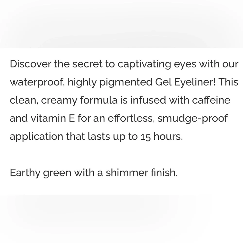 Color Street Gel Eyeliner in Classic Olive